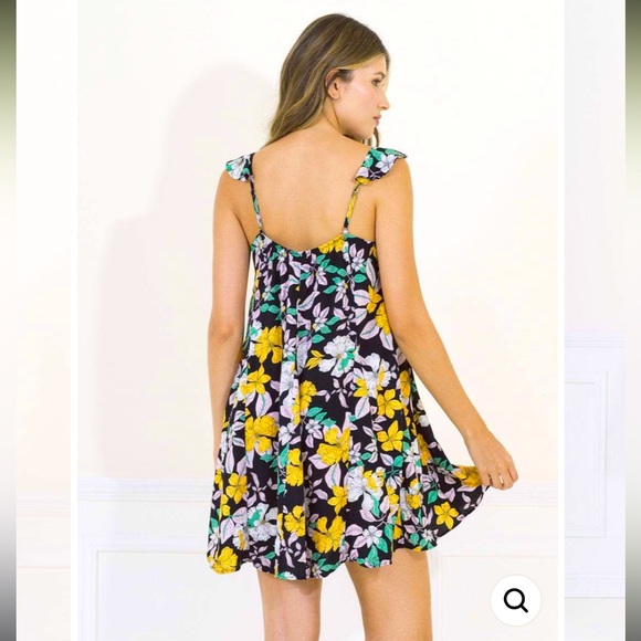 MAAJI Black Calendula Lori Sleep Short Dress Size S - Picture 3 of 5